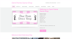 Desktop Screenshot of demipointedanceshop.com